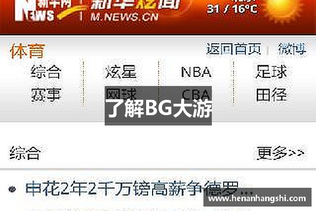了解BG大游